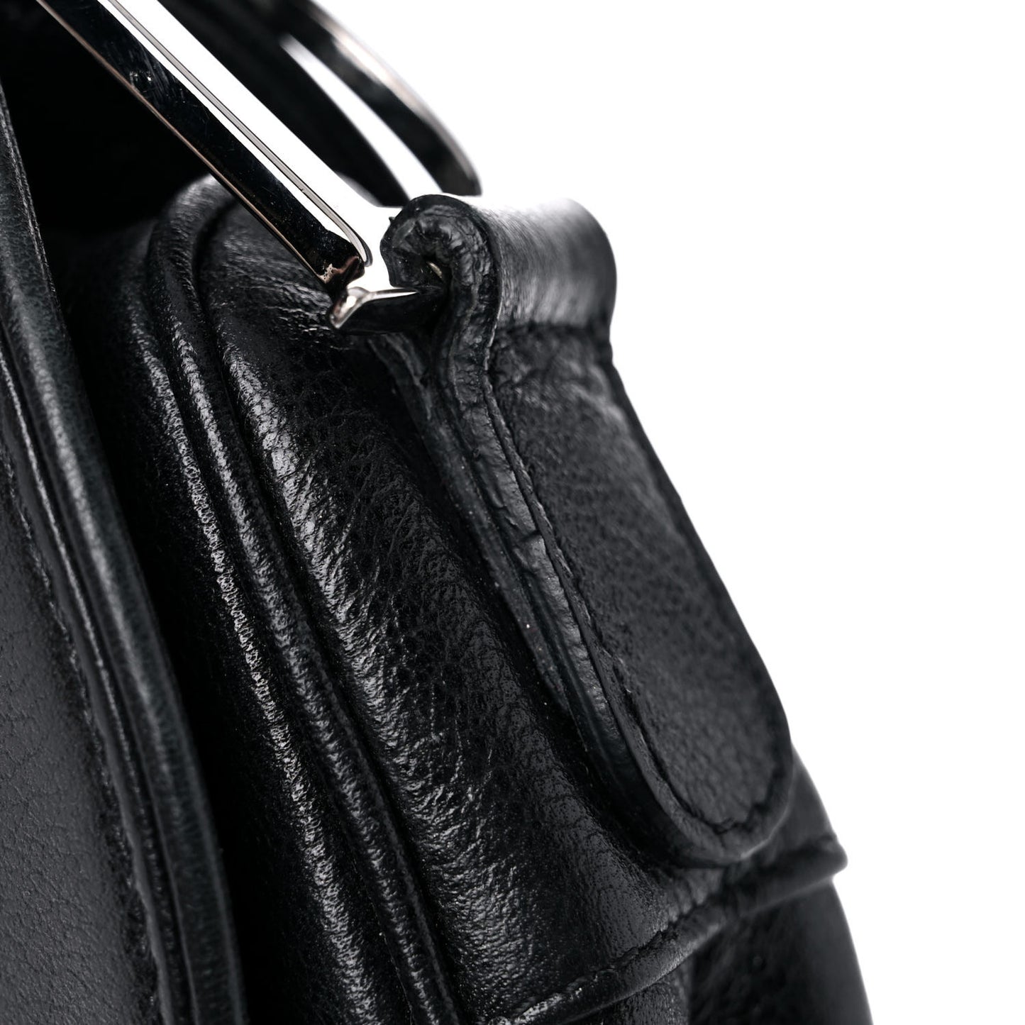 Calfskin Saddle Bag Black