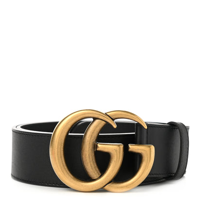 Gucci Calfskin Double G 40mm Belt 85 34 Black 1 of 5