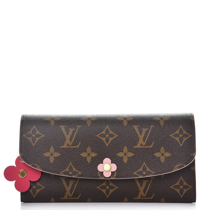 Louis Vuitton Monogram Bloom Flower Emilie Wallet 1 of 7