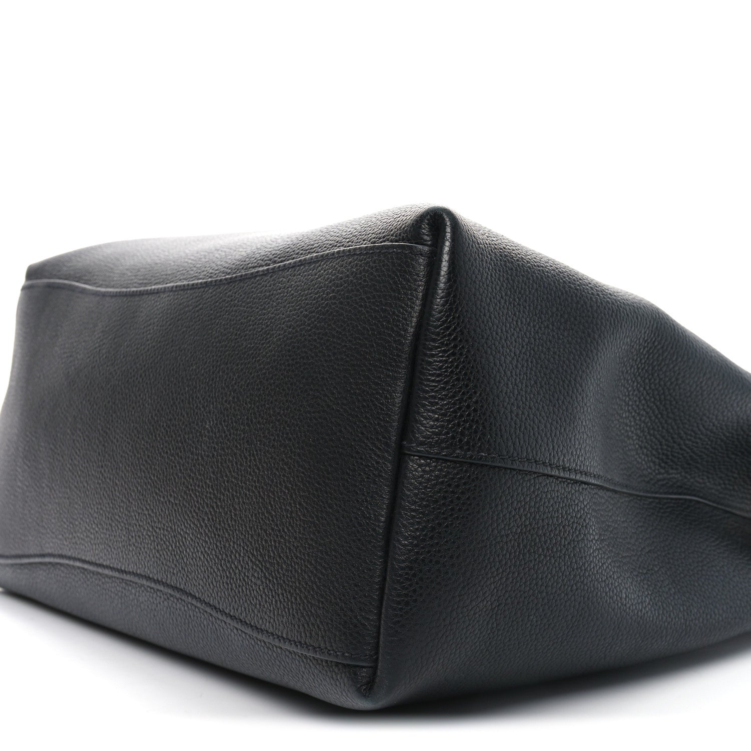 Prada Vitello Phenix Embossed Logo Hobo Black 9 of 9