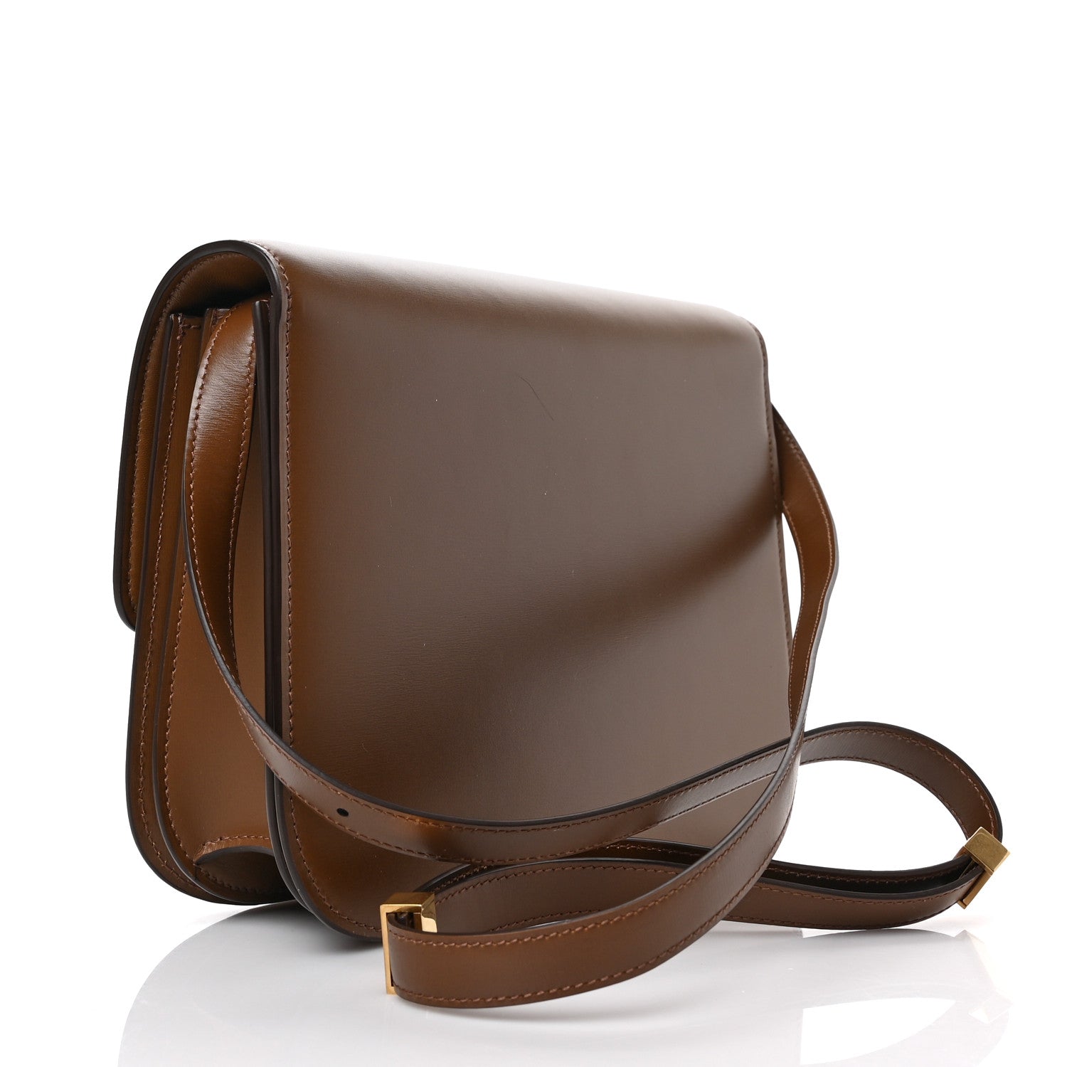 Celine Liege Calfskin Medium Classic Box Flap Bag Camel 3 of 8