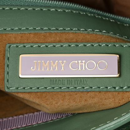 Jimmy Choo Calfskin Large Tulita Green 6 of 14