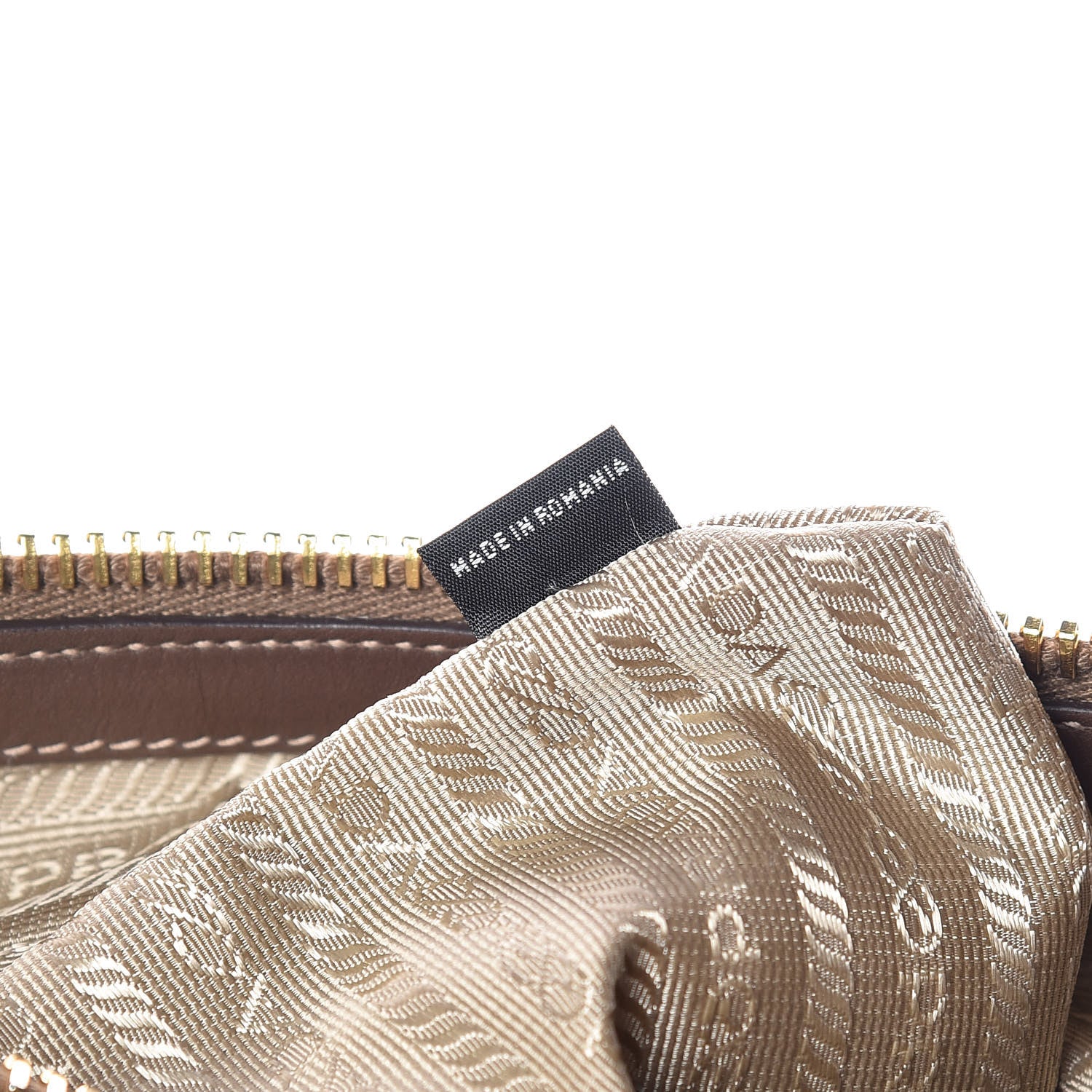 Prada Jacquard Logo Tote Corda Bruciato 8 of 11
