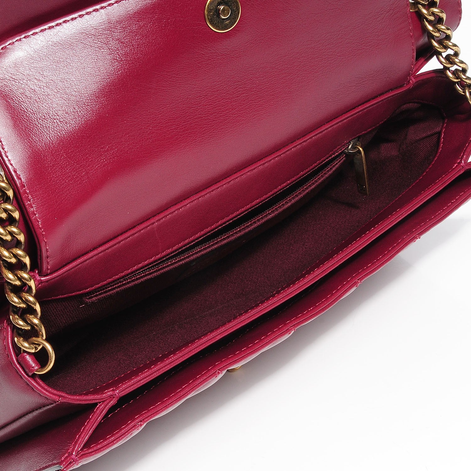 Chanel Calfskin Perfect Edge Large Flap Burgundy 5 of 9