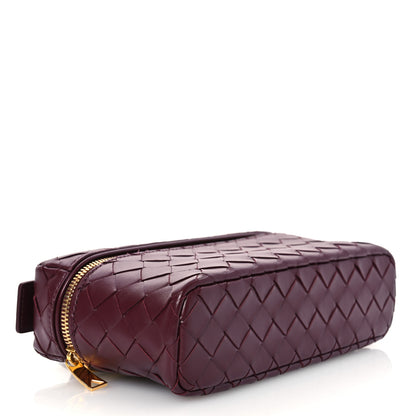 Bottega Veneta Calfskin Intrecciato Bang Bang Vanity Case Mahogany 4 of 12