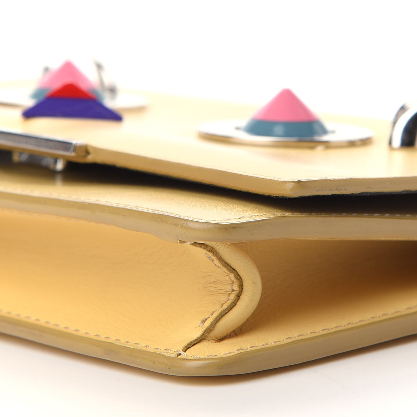 Vitello Century Hypnoteyes Tube Wallet On Chain Grano Multicolor
