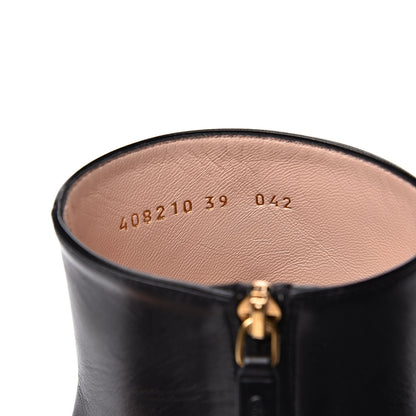 Gucci Malaga Kid GG Marmont Fringe 75mm Ankle Boots 39 Black 6 of 8
