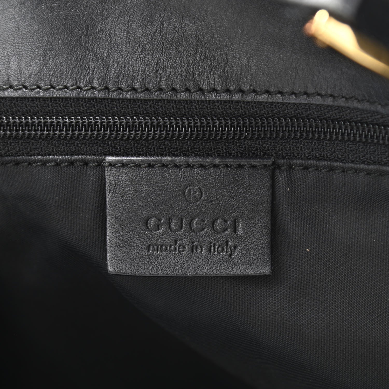 Gucci Monogram Large Bucket Tote Black 8 of 14