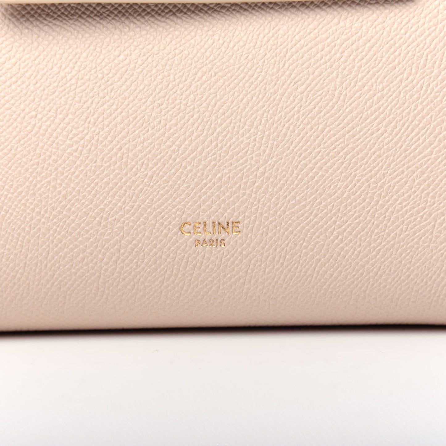 Grained Calfskin Nano Belt Bag Powder
