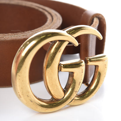 Gucci Faded Calfskin Double G 40mm Belt 95 38 Cuir 8 of 8
