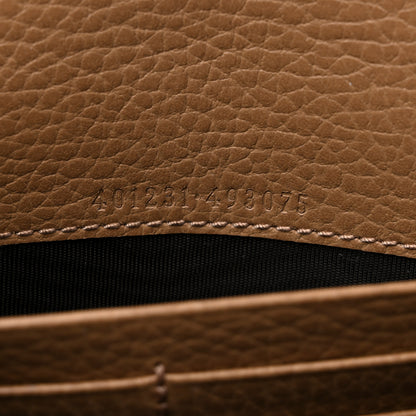 Gucci Dollar Calfskin Crystal Mini Dionysus Chain Wallet Natural Tan Black Diamond 7 of 13