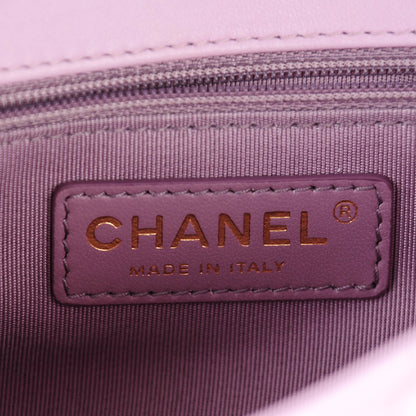 Chanel Lambskin Quilted Mini Mademoiselle Chic Flap Pink 7 of 8