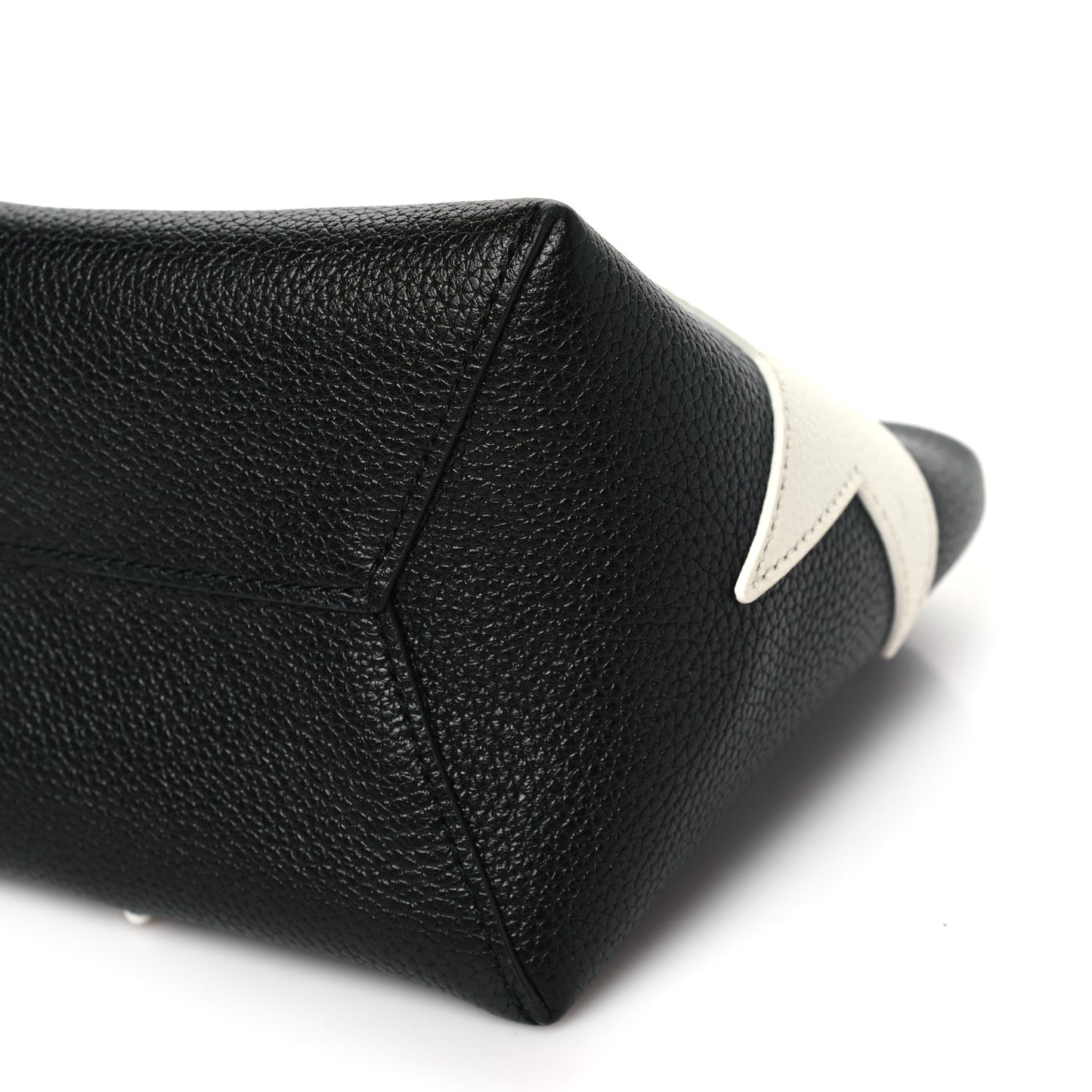 Grained Calfskin Star Mini The Sack Bag Black