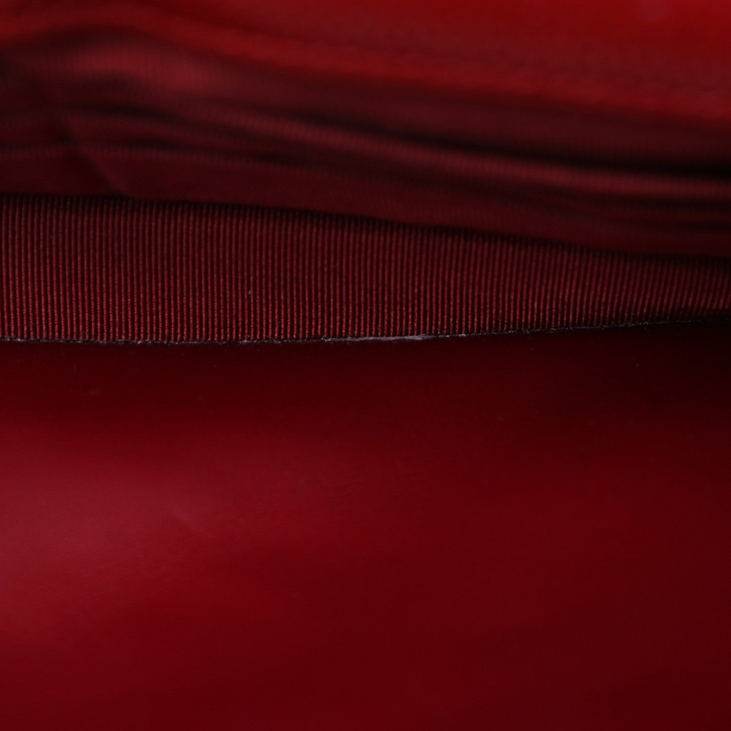 Chanel Caviar Quilted Wallet on Chain WOC Red 11 of 12