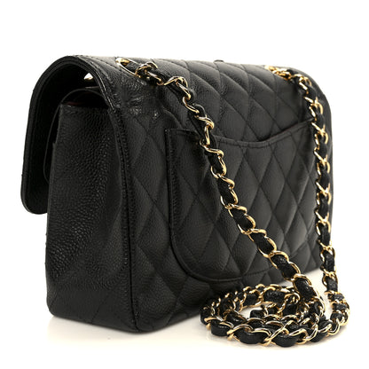 Chanel Caviar Quilted Small Double Flap Black 3 of 11