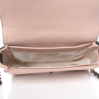 Chanel Calfskin New Medium Boy Reverso Flap Light Pink 5 of 13