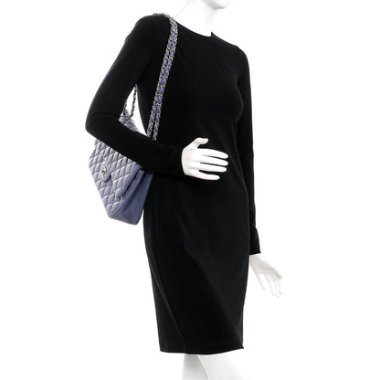 Chanel Lambskin Quilted Jumbo Double Flap Light Purple 3 of 15