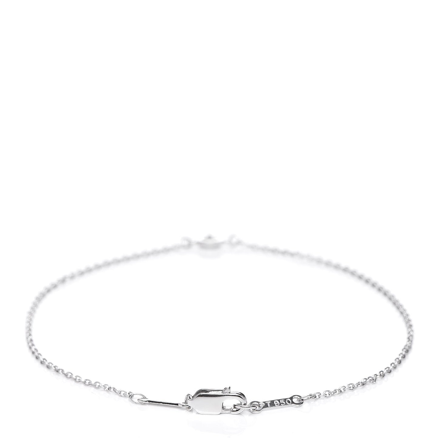 Platinum Diamond .08ct Elsa Peretti Diamonds by the Yard Bracelet