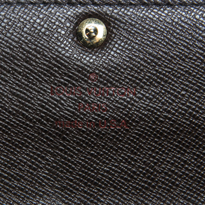 Louis Vuitton Damier Ebene Sarah Wallet 6 of 6