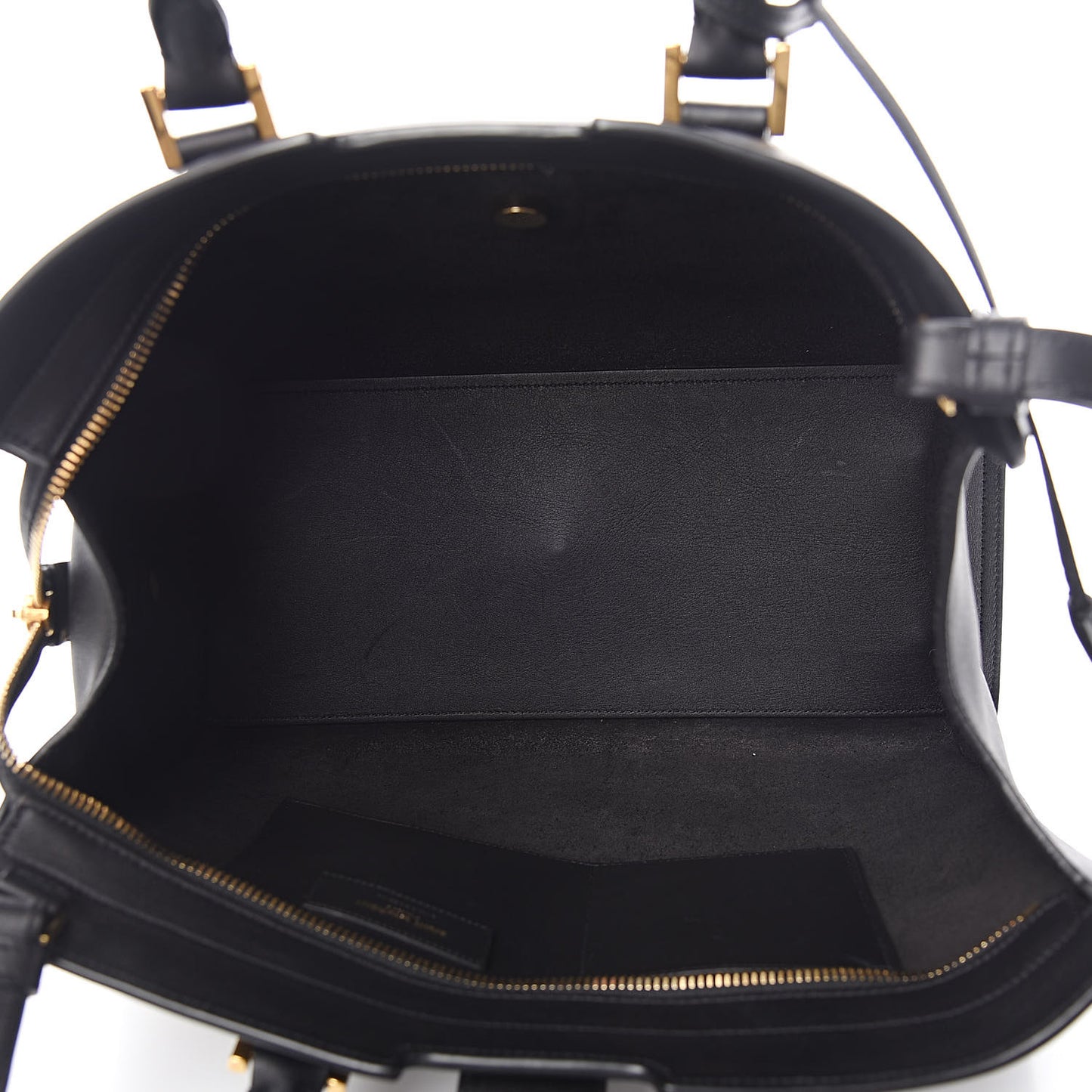 Smooth Calfskin Small Monogram Cabas Black