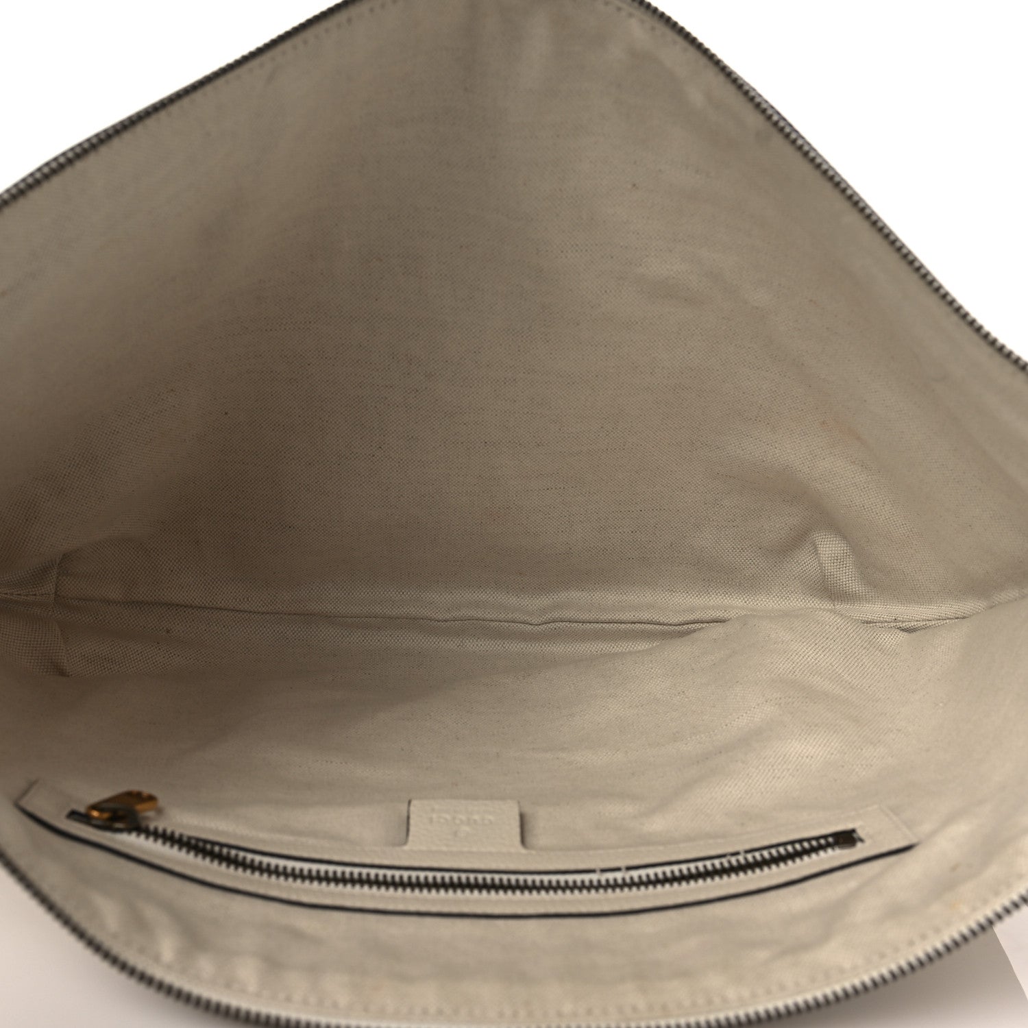 Gucci Grained Calfskin Logo Half Moon Hobo White 5 of 13