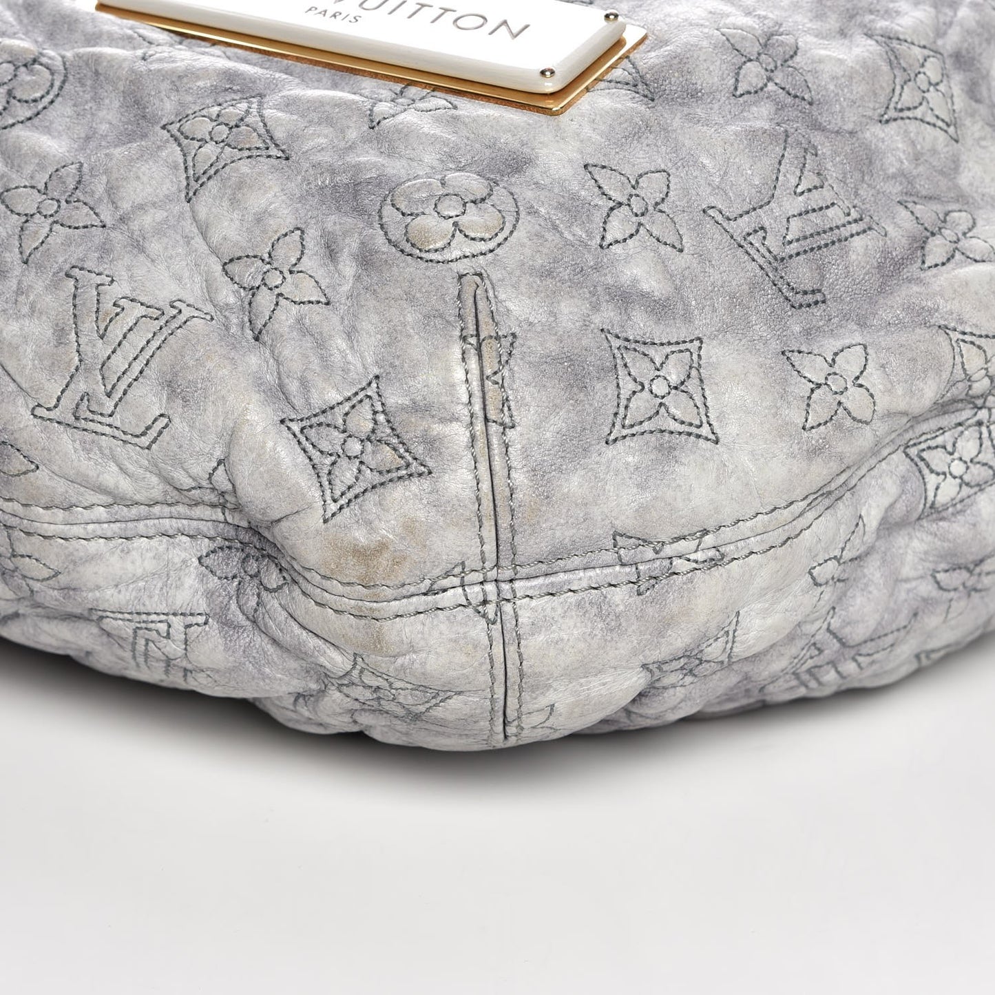 Lambskin Olympe Nimbus GM Gris Perle