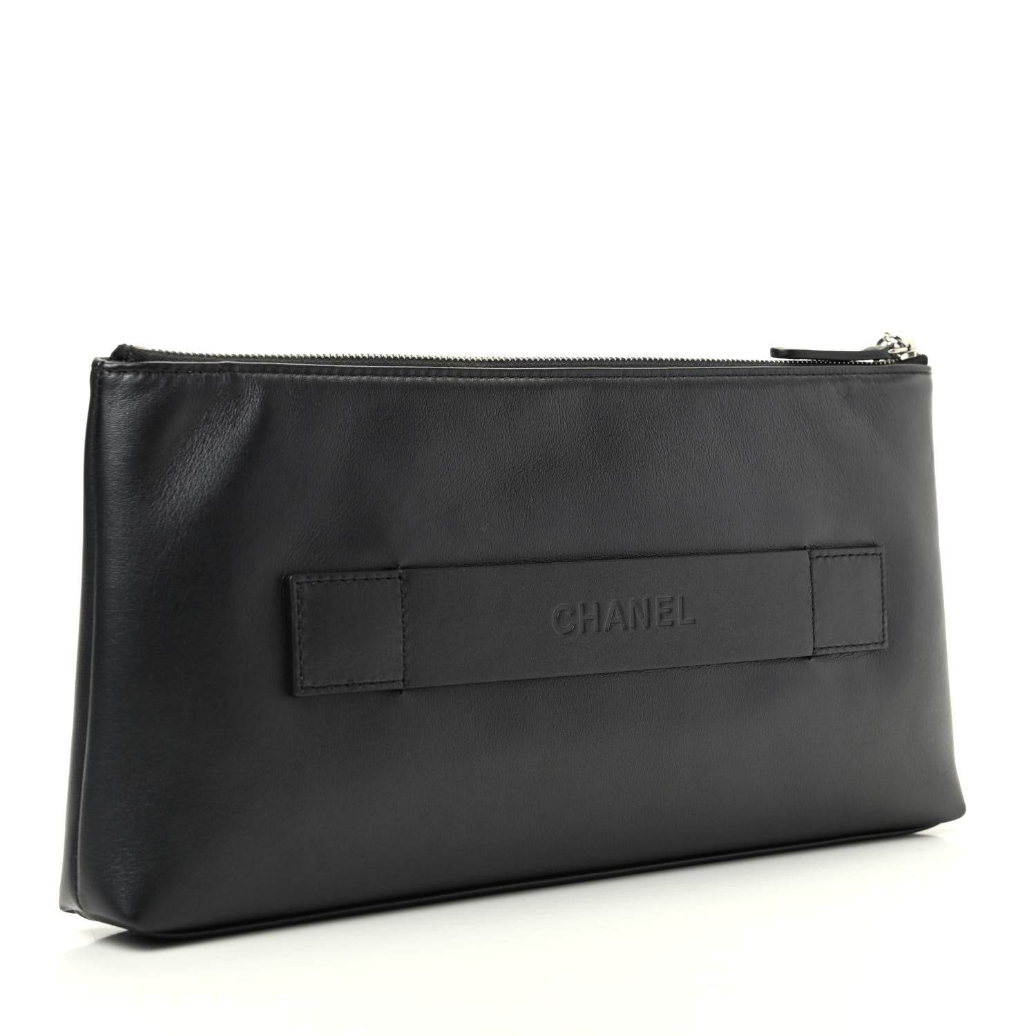 Chanel Metallic Calfskin Keyboard Pouch Black 3 of 10