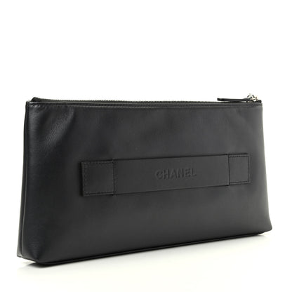 Chanel Metallic Calfskin Keyboard Pouch Black 3 of 10