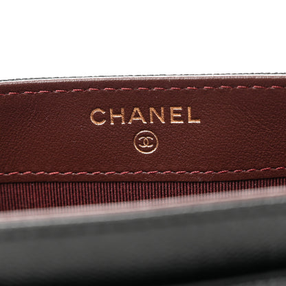 Chanel Caviar Quilted Classic Strap Pouch Black 8 of 9