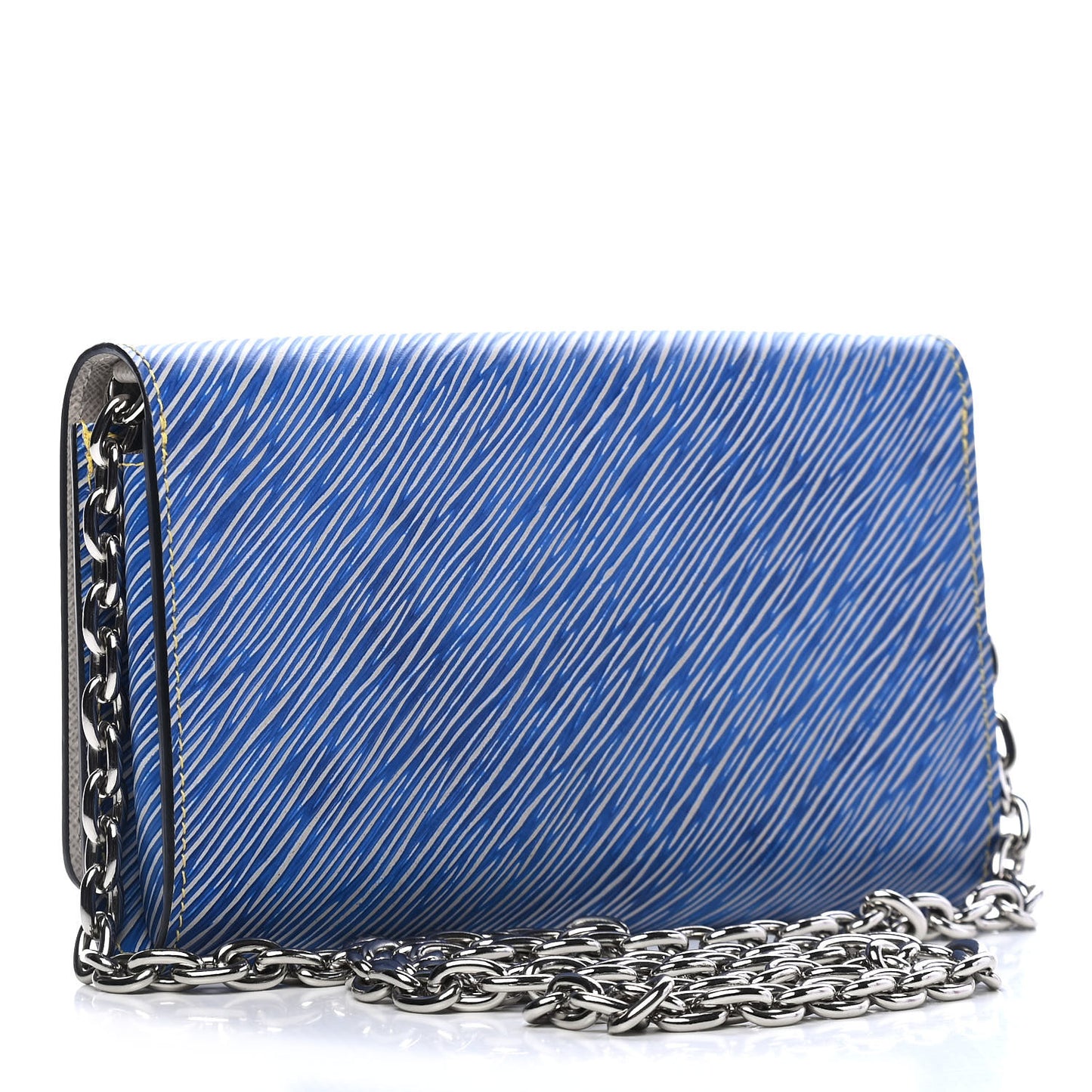 Epi Pins Twist Chain Wallet Denim Light
