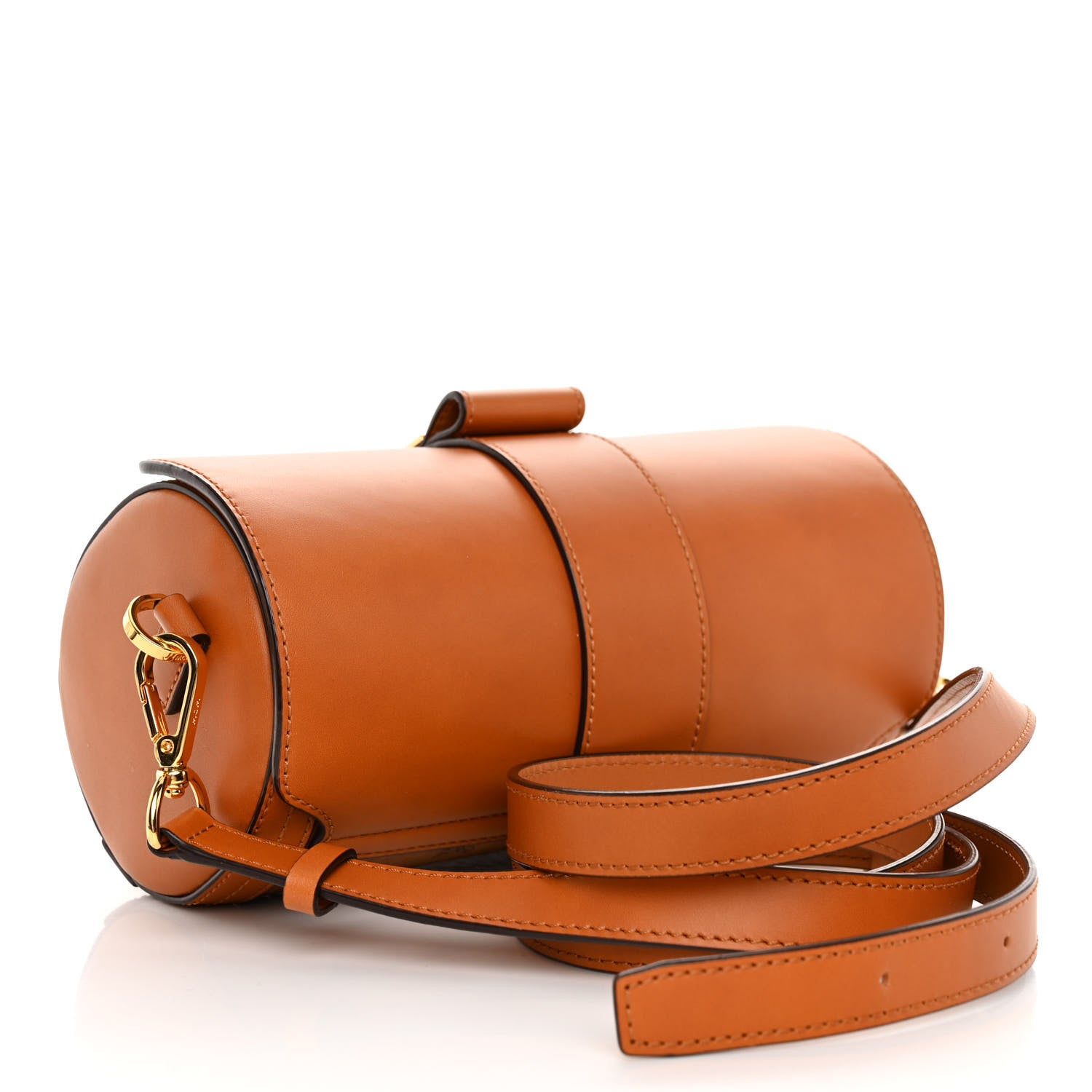 MCM Visetos Small Tracy Crossbody Bag Cognac 3 of 9