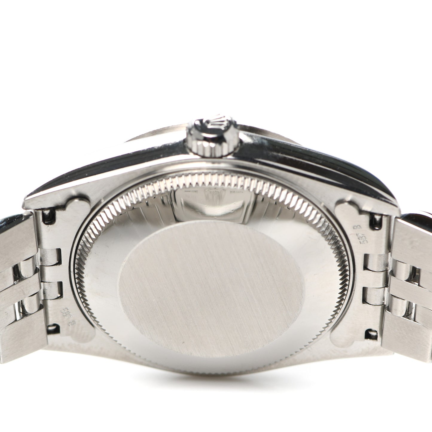 Stainless Steel 18K White Gold 31mm Oyster Perpetual DateJust Watch Black 78274