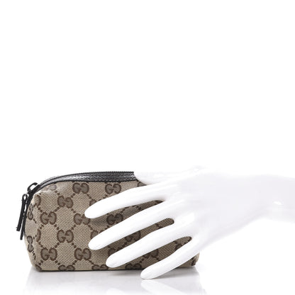 Gucci Monogram Small Balthus Cosmetic Case Beige Ebony Cocoa 2 of 10