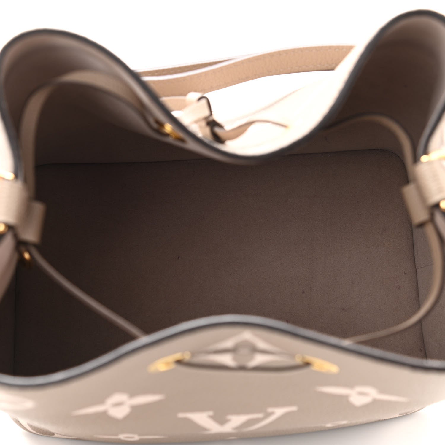 Louis Vuitton Empreinte Monogram Giant Neonoe MM Tourterelle Creme 5 of 11