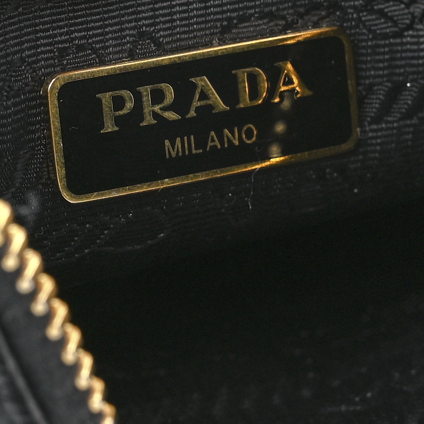 Saffiano Lux Mini Shoulder Bag Black