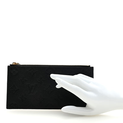 Louis Vuitton Empreinte Felicie Chain Wallet Zippered Insert Black 2 of 6