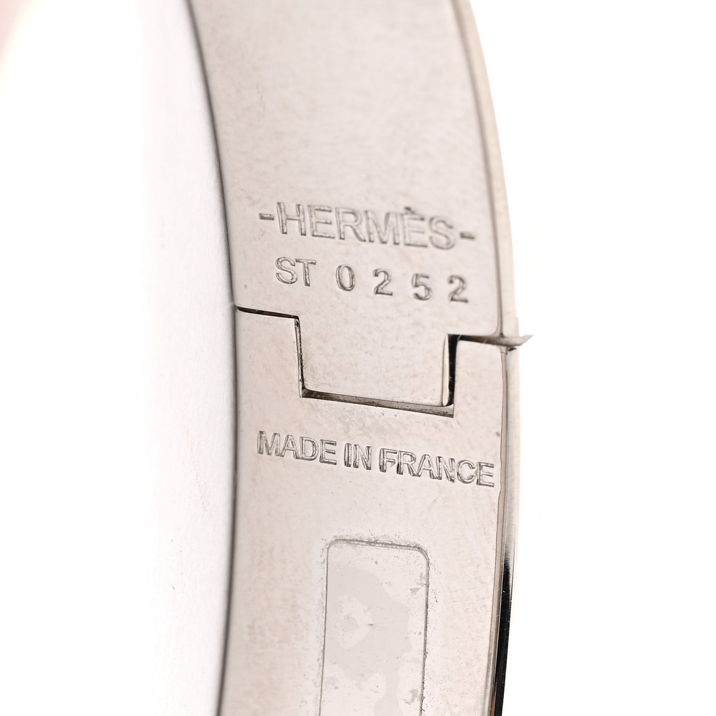 Enamel Narrow Clic Clac H Bracelet PM Rose Candeur