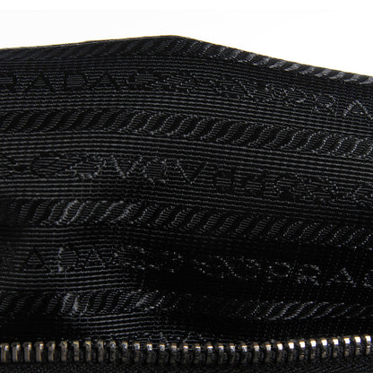 Prada Tessuto Nylon Vitello Shoulder Bag Nero Black 9 of 9