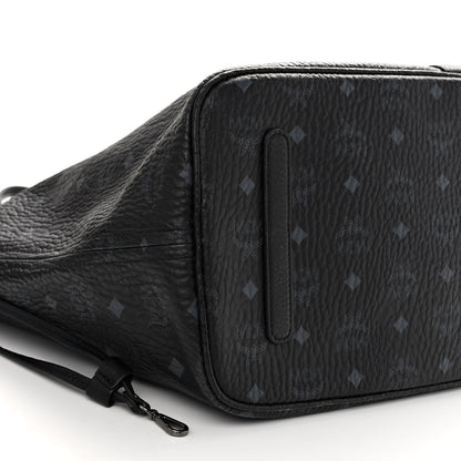 MCM Visetos Large Liz Reversible Shopper Tote Black 12 of 16