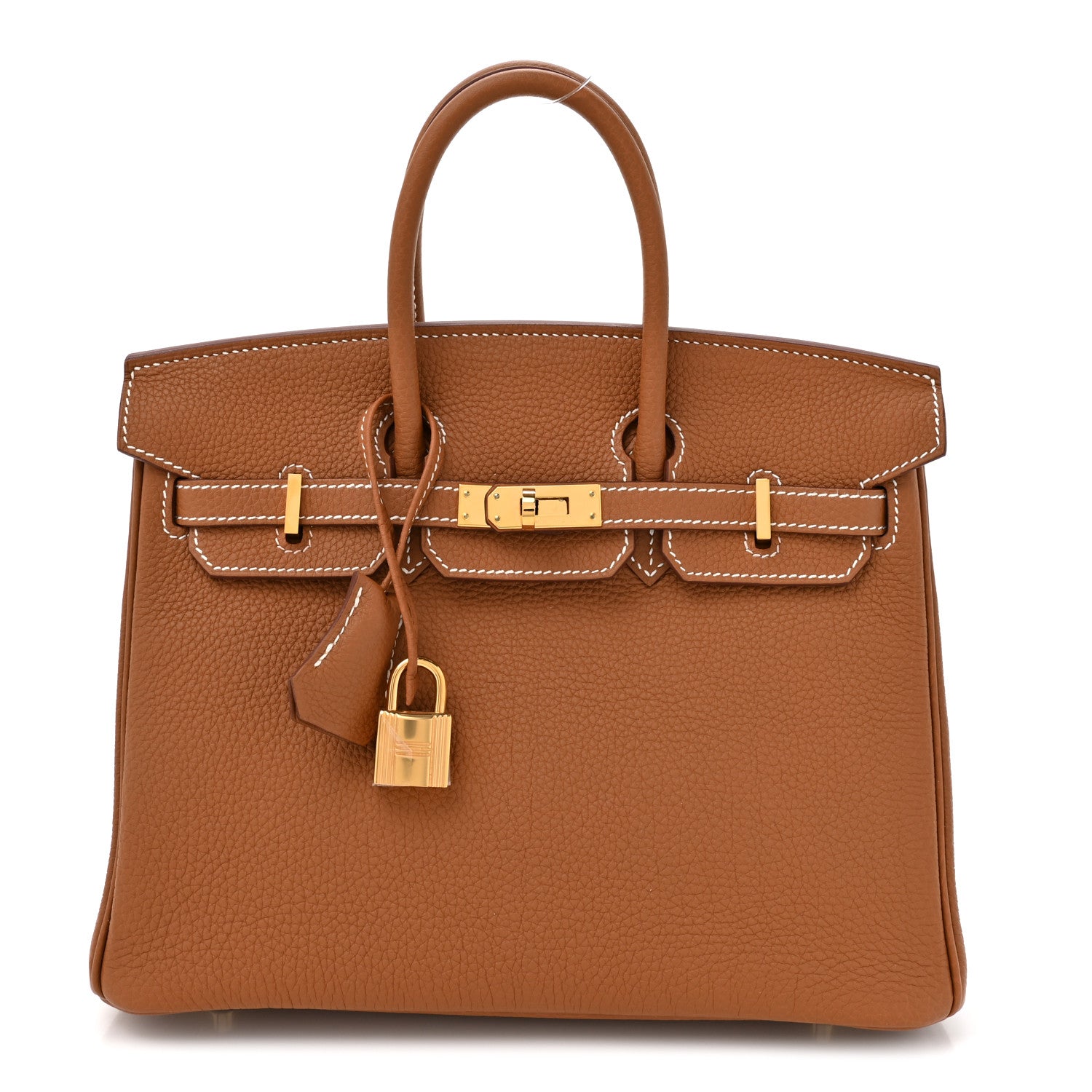 Hermes Togo Birkin 25 Gold 1 of 11
