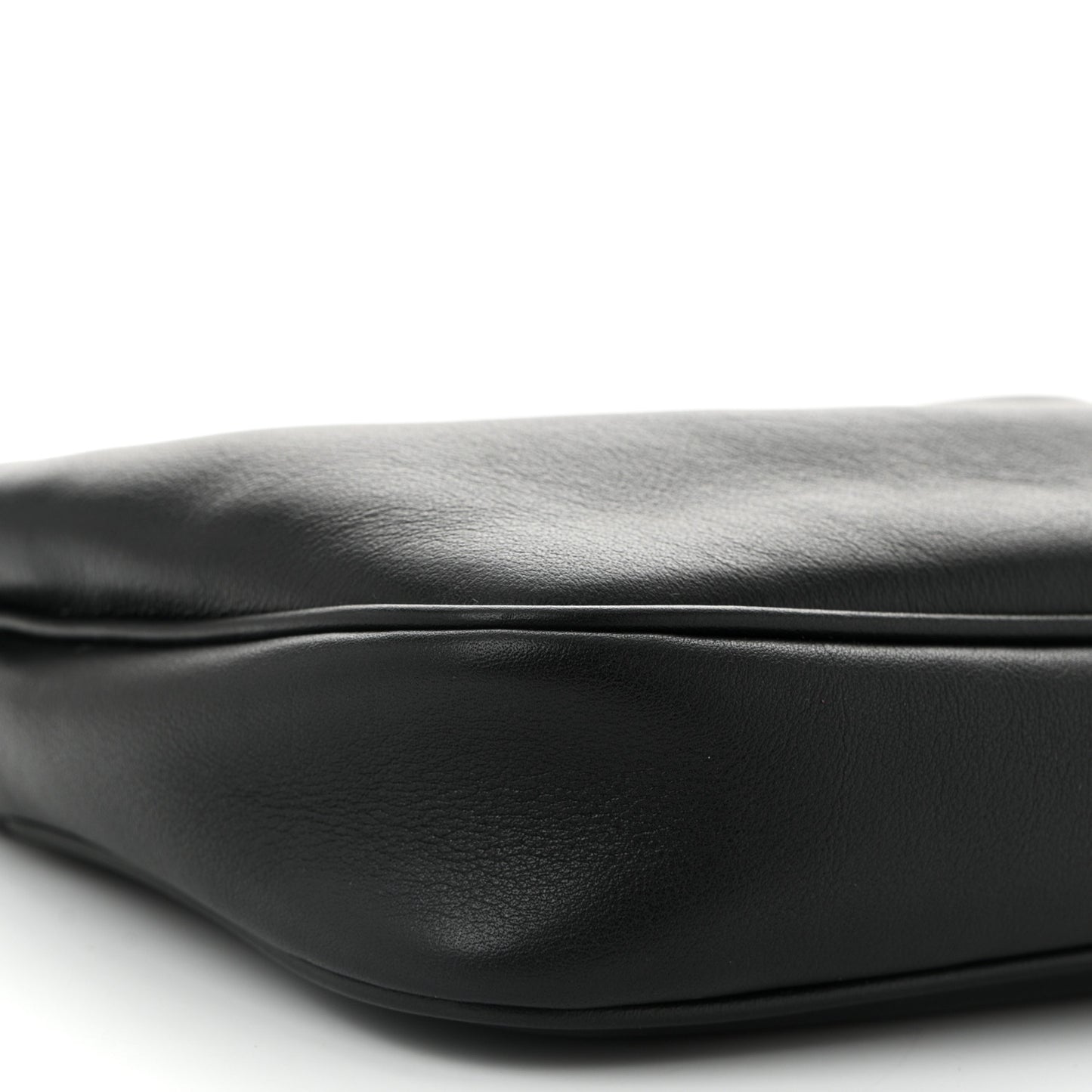 Natural Smooth Calfskin Rodeo Sling Pochette Black