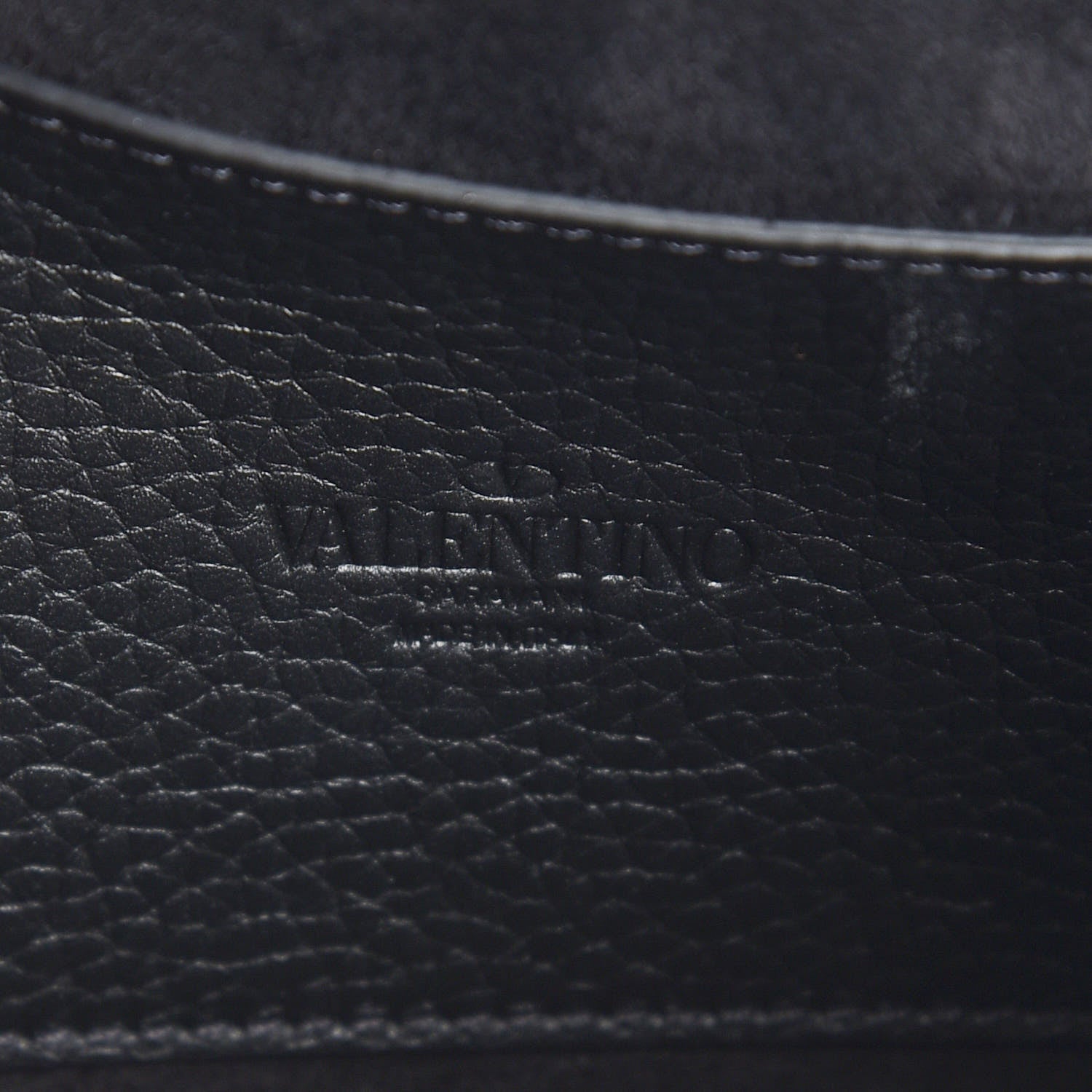 Valentino Garavani Pebbled Calfskin Medium Rockstud Flip Lock Crossbody Bag Black 6 of 7