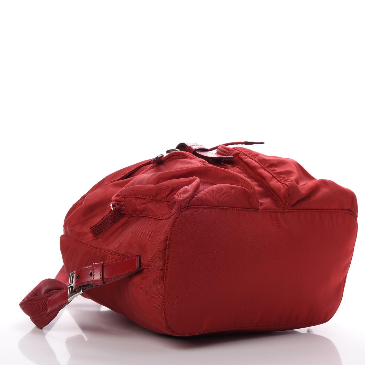 Prada Nylon Vela Small Backpack Rosso 4 of 8