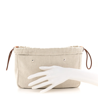 Hermes Canvas Barenia Fourbi 25 MM Pouch Naturel Fauve 2 of 10