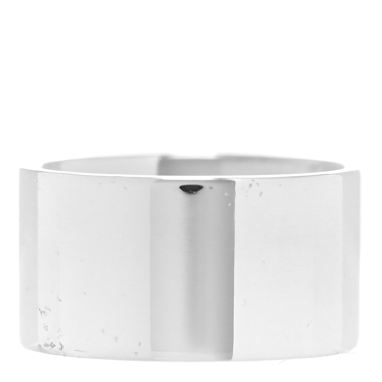 Tiffany Sterling Silver 18K Rose Gold Heart Lock Band Ring 47 4 3 of 4