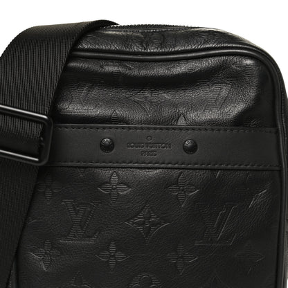 Louis Vuitton Calfskin Monogram Shadow Danube PM Black 8 of 10