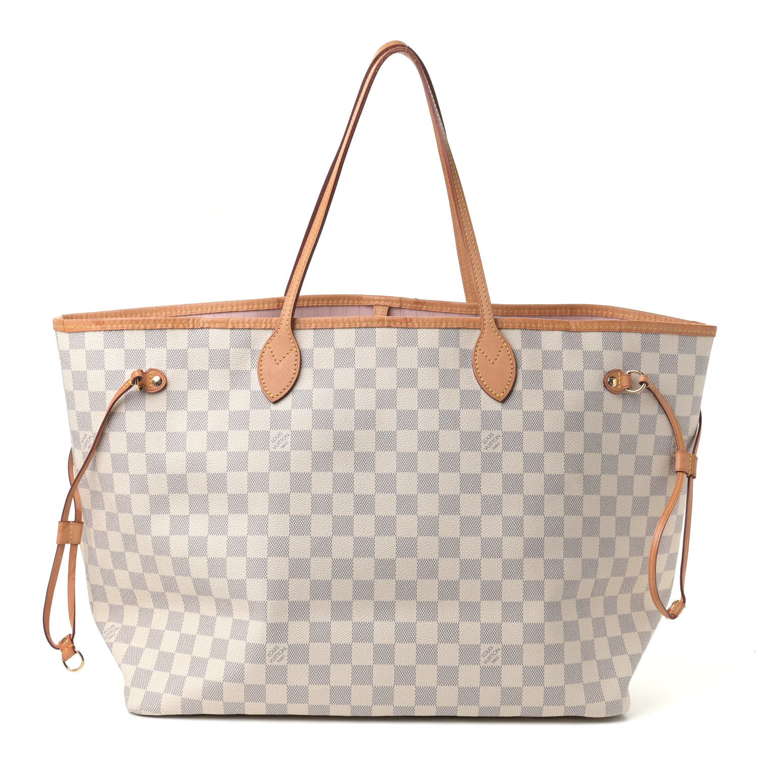 Louis Vuitton Damier Azur Neo Neverfull GM Rose Ballerine 1 of 9