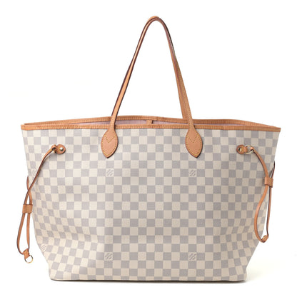 Louis Vuitton Damier Azur Neo Neverfull GM Rose Ballerine 1 of 9