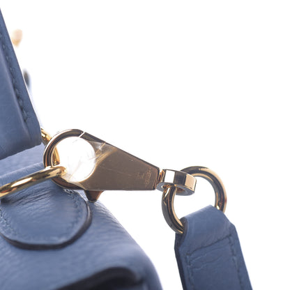 Hermes Togo Kelly Retourne 25 Azur 38 of 41