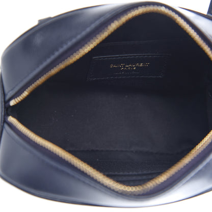 Saint Laurent Calfskin Matelasse Monogram Lou Belt Bag Navy 5 of 10